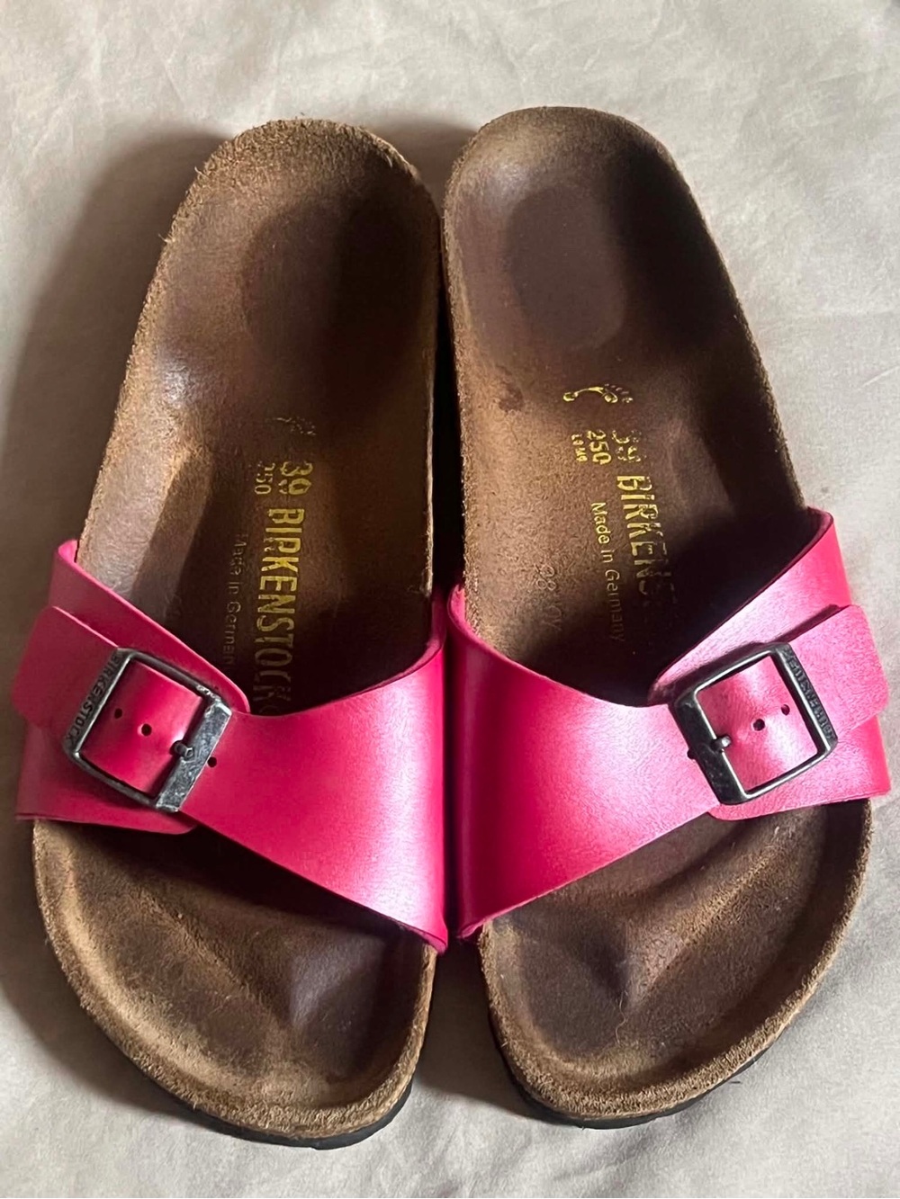 Birkenstock Madrid Women's Sandals in Hot Pink